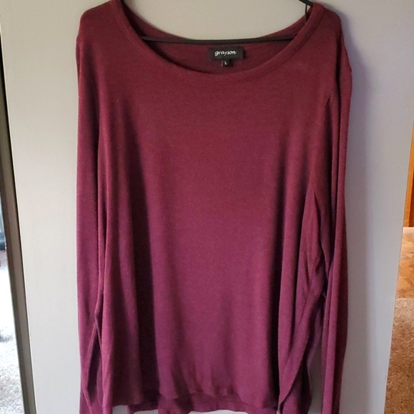 Grayson Threads Sweaters - Grayson Super Soft Side Split Crewneck Sweater